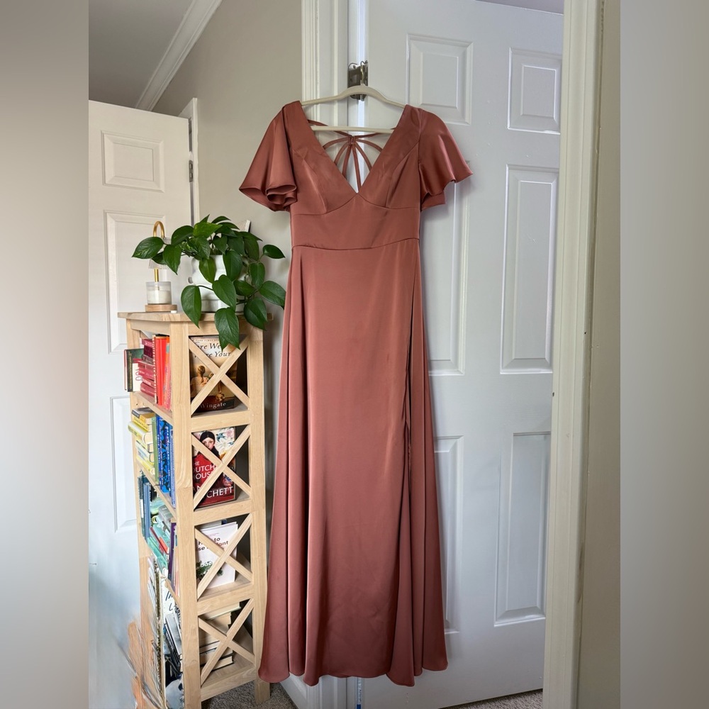 Azazie Elegant Mauve (Cedar Rose) Bridesmaid Dress / Evening Gown